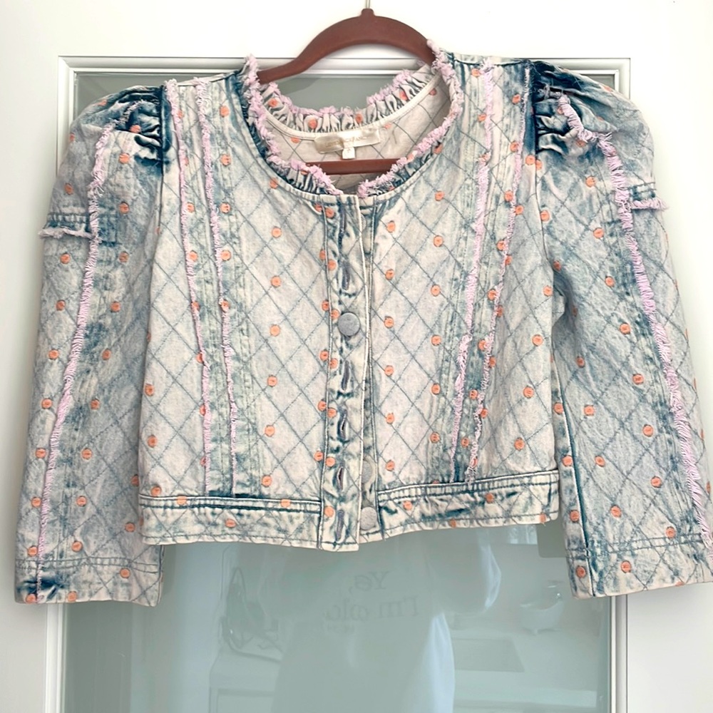 LoveShackFancy size S jean jacket